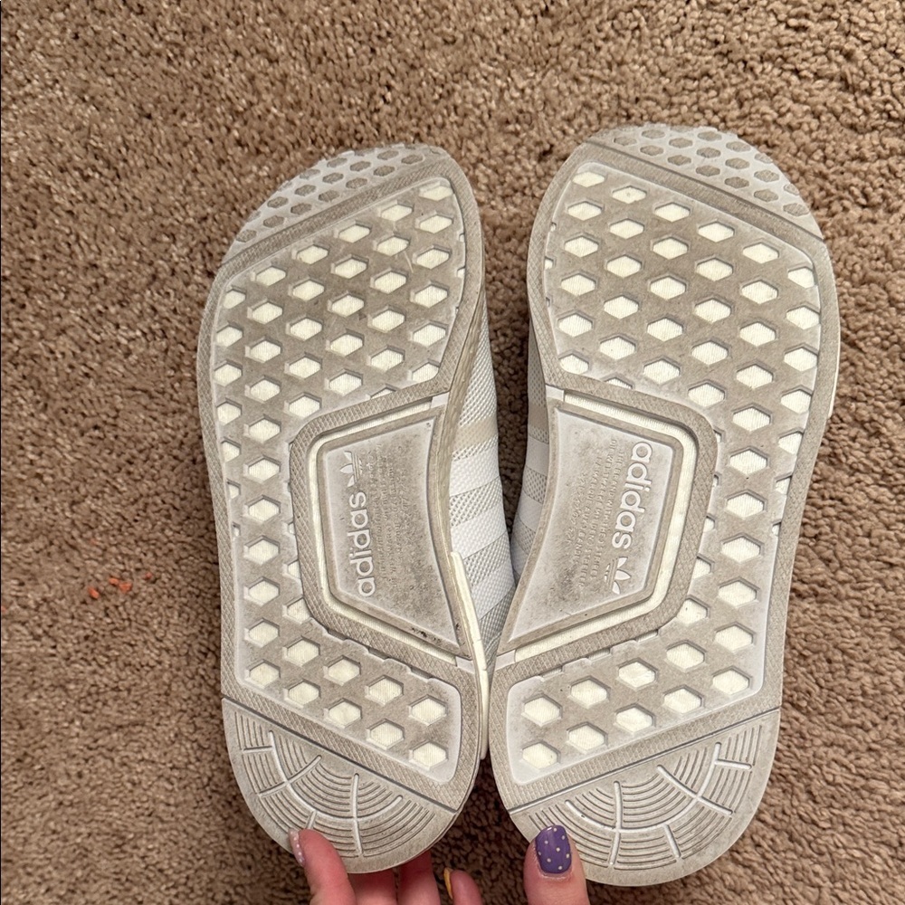 adidas White Sneaker with Off-White Accents - Picture 7 of 9